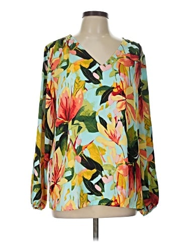 JM Collection 3/4 Sleeve Blouse (view 1)