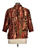 N Touch Orange 3/4 Sleeve Blouse Size XL Petite - photo 2
