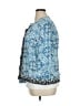 Chico's 100% Linen Paisley Blue Blazer Size XL (3) - photo 5