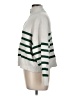 MNG Stripes White Pullover Sweater Size M - photo 5