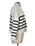 MNG Stripes White Pullover Sweater Size M - photo 4