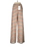 Zara Stripes Brown Casual Pants Size M - photo 2