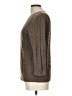 Lands' End Canvas Chevron-herringbone Brown Pullover Sweater Size L - photo 5