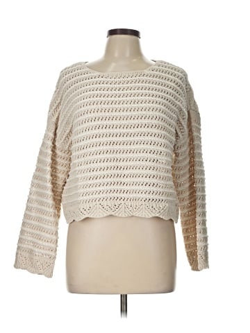 Aqua Pullover Sweater (view 1)