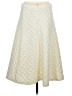 HD in Paris Chevron-herringbone Ivory Formal Skirt Size S - photo 2