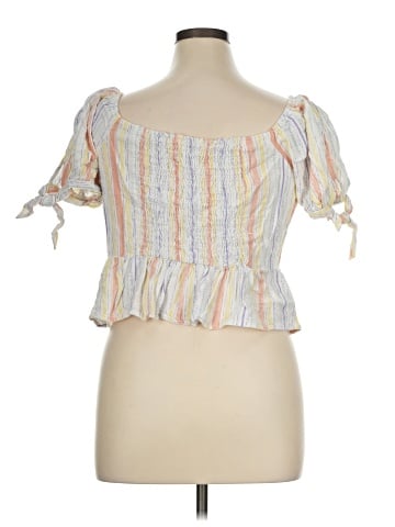 Forever 21 Plus Short Sleeve Blouse (view 2)