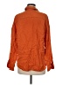MNG 100% Lyocell Orange Long Sleeve Blouse Size 6 - photo 2