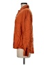 MNG 100% Lyocell Orange Long Sleeve Blouse Size 6 - photo 5
