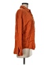 MNG 100% Lyocell Orange Long Sleeve Blouse Size 6 - photo 4