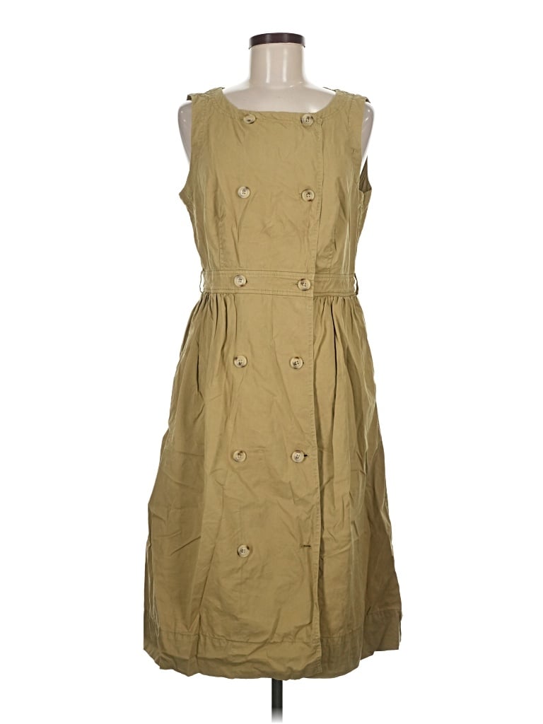 Pre-owned Jcrew Casual Dress In Tan