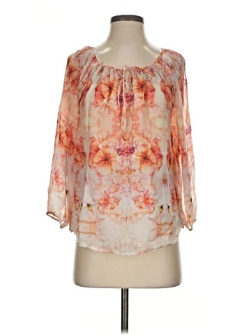Graham & Spencer 3/4 Sleeve Silk Top (view 1)