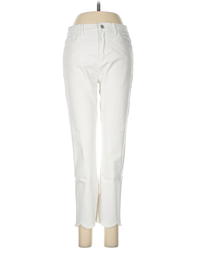 Pre-owned J. Mclaughlin Jeans In Ivory