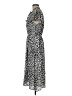 Express 100% Polyester Animal Print Gray Casual Dress Size M - photo 5