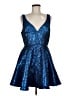 Lulus Blue Cocktail Dress Size M - photo 1
