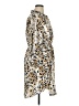 The Limited 100% Polyester Animal Print Tan Casual Dress Size 16 - photo 4