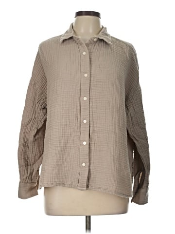 Lou & Grey Long Sleeve Button-Down Shirt (view 1)