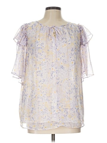 Ann Taylor Short Sleeve Blouse (view 1)
