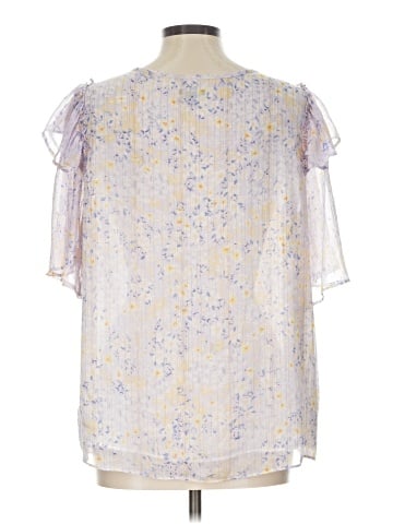 Ann Taylor Short Sleeve Blouse (view 2)