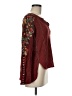 Tiny 100% Rayon Burgundy Long Sleeve Blouse Size M - photo 4