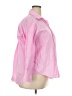 Zara Pink 3/4 Sleeve Button-Down Shirt Size XXL - photo 4