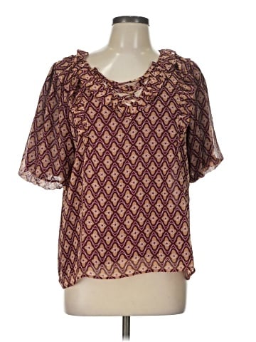 Ann Taylor LOFT Short Sleeve Blouse (view 1)