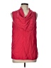 BCBGMAXAZRIA 100% Polyester Red Sleeveless Blouse Size L - photo 1