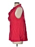 BCBGMAXAZRIA 100% Polyester Red Sleeveless Blouse Size L - photo 5