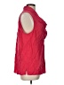 BCBGMAXAZRIA 100% Polyester Red Sleeveless Blouse Size L - photo 4