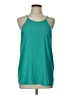 Ann Taylor LOFT 100% Polyester Teal Tank Top Size L - photo 1