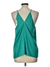 Ann Taylor LOFT 100% Polyester Teal Tank Top Size L - photo 2