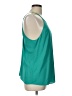 Ann Taylor LOFT 100% Polyester Teal Tank Top Size L - photo 4