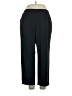 Croft & Barrow Solid Black Dress Pants Size 16 - photo 1