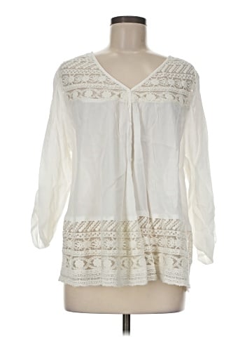 Karen Kane 3/4 Sleeve Blouse (view 1)