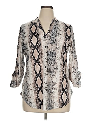 Halife 3/4 Sleeve Blouse (view 1)