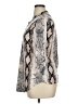 Halife Animal Print Silver 3/4 Sleeve Blouse Size XL - photo 5