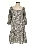 Sanctuary 100% Polyester Animal Print Ivory Casual Dress Size S - photo 1