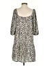Sanctuary 100% Polyester Animal Print Ivory Casual Dress Size S - photo 2
