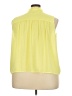 J.Crew 100% Polyester Yellow Sleeveless Blouse Size 3X - photo 2