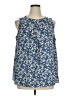 Fun2Fun Blue Sleeveless Blouse Size 1X - photo 1