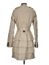 Idra 100% Polyester Tan Trenchcoat Size 4 - photo 2