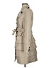Idra 100% Polyester Tan Trenchcoat Size 4 - photo 5