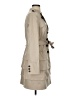 Idra 100% Polyester Tan Trenchcoat Size 4 - photo 4