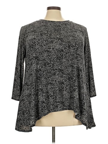 Anne Klein Long Sleeve Blouse (view 1)