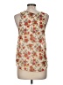 Topshop 100% Polyester Ivory Sleeveless Top Size 6 - photo 2