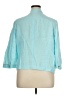 Chico's 100% Linen Teal Jacket Size XL (3) - photo 2
