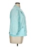 Chico's 100% Linen Teal Jacket Size XL (3) - photo 4