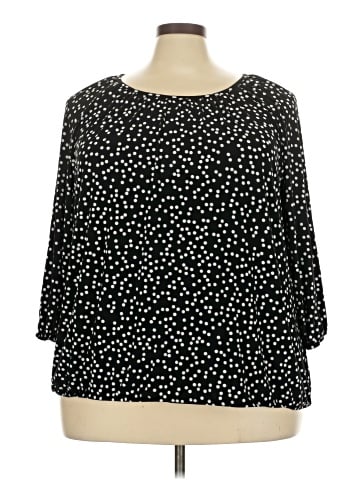 AK Anne Klein 3/4 Sleeve Blouse (view 1)