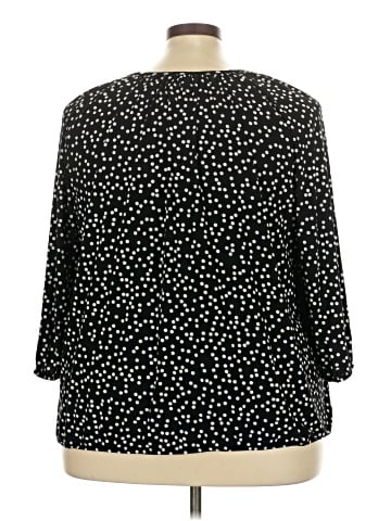 AK Anne Klein 3/4 Sleeve Blouse (view 2)