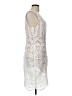 ABS Allen Schwartz 100% Polyester White Cocktail Dress Size 10 - photo 4