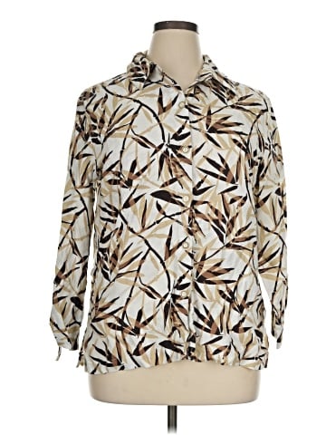 JM Collection 3/4 Sleeve Blouse (view 1)
